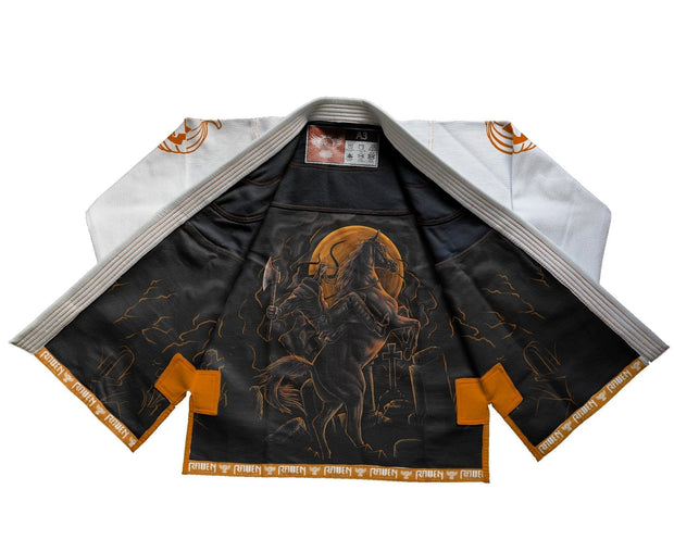 BJJ Horror Headless Horseman - White - Raven Fightwear - US